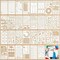 30 PCS Journal Stencils, Reusable Plastic Planner Stencils 4x7 Inch for DIY Drawing Calendar Planner Templates Journaling Scrapbook Supplies